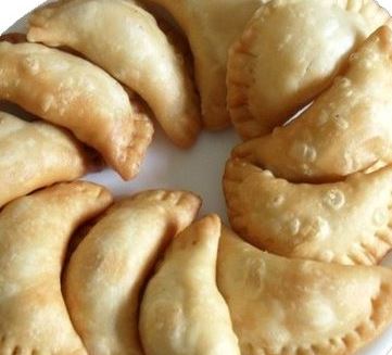 Sweet Wet Coconut Karanji - 250 gms- 12 CHF 
(7 to 8 pcs )