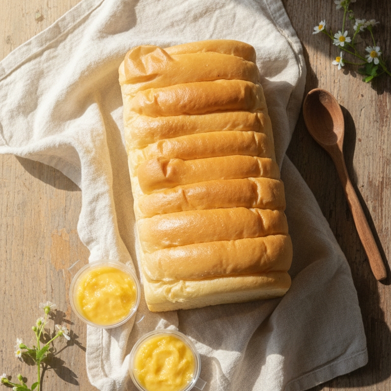 Roti Sisir Original + Selai Sarikaya (2 cup kecil)