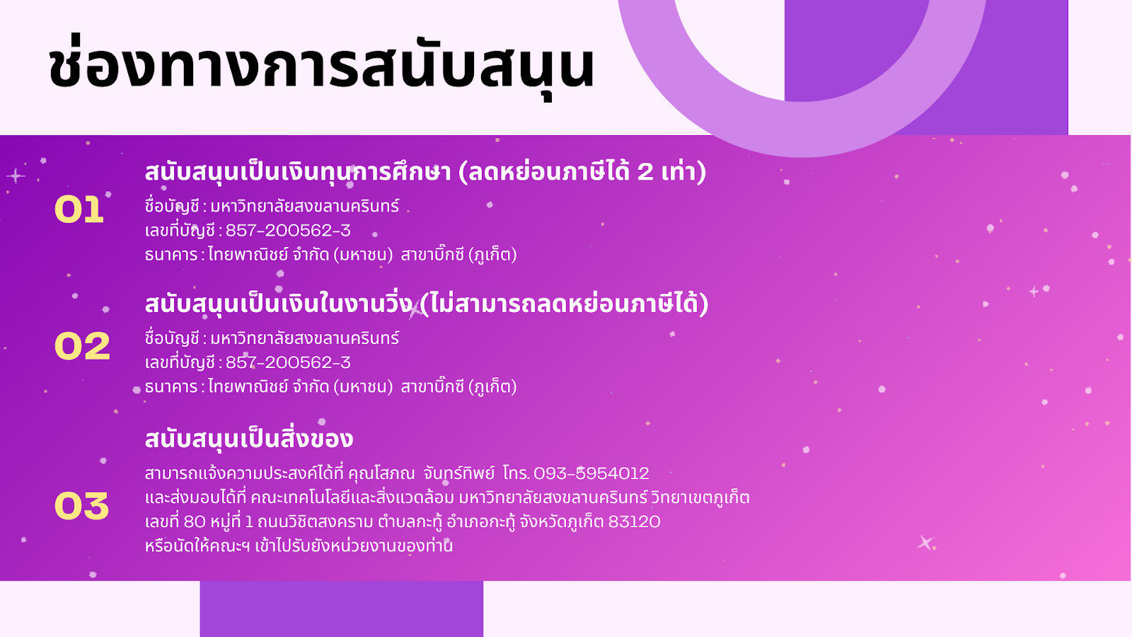 ร่วมบริจาคโครงการ 20 ปี FTE ก้าวแห่งความผูกพัน Run for Future