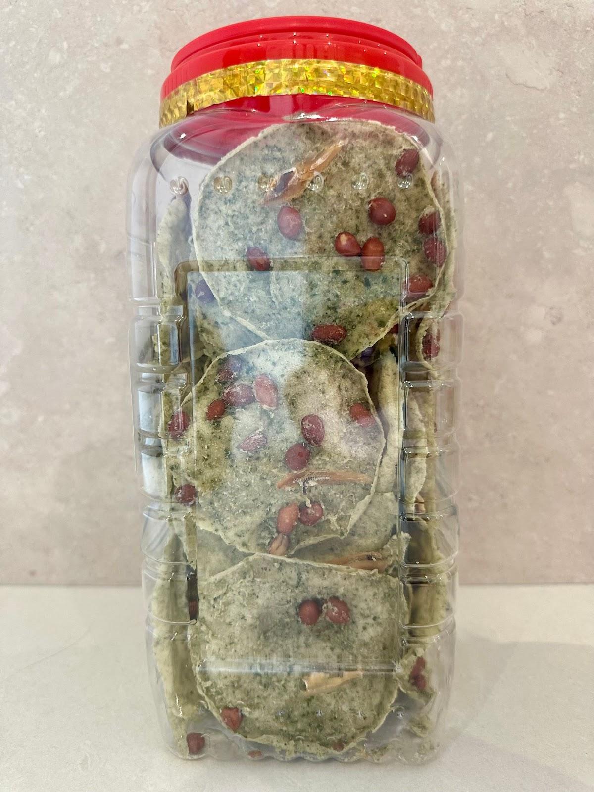 鱼仔Seaweed Peanut-Ikan Bilis Crackers 紫菜花生江 ***SOLD OUT***  600g