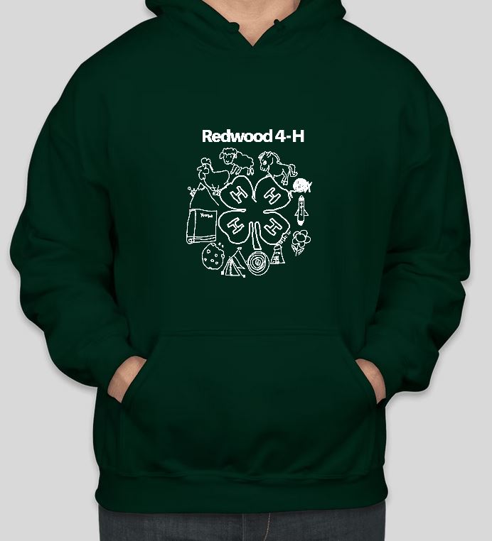 ADULT NEW LOGO Pullover Hoodies - Forest Green - $28 - Front Center