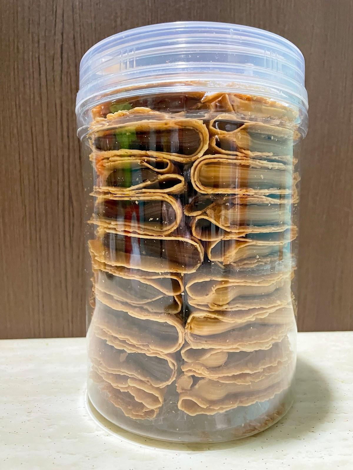 2-in-1 Flavour-Peanut Butter and Chocolate Kueh Kapit 双口味花生巧克力酱蛋片  450g  ***SOLD OUT***
