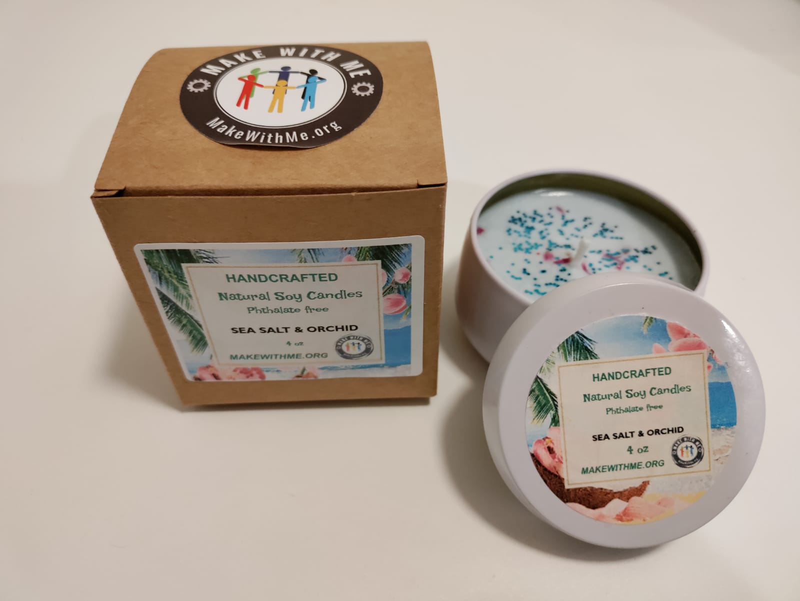 Sea Salt and Orchid (4 oz.)