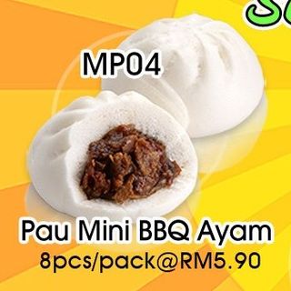 MP04 - PAU MINI BBQ AYAM (8pcs)