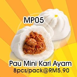 MP05 - PAU MINI KARI AYAM (8pcs)