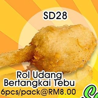 SD28 - ROL UDANG BERTANGKAI TEBU (6pcs) 