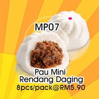 MP07 - PAU MINI RENDANG DAGING (8pcs)