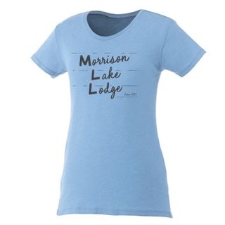 Women's ML Lodge Tee - Sky Blue