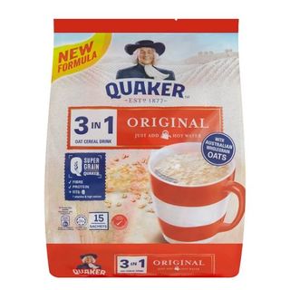 Quaker 3 in 1 Original Cereal Drink 15 Sachets x 28g