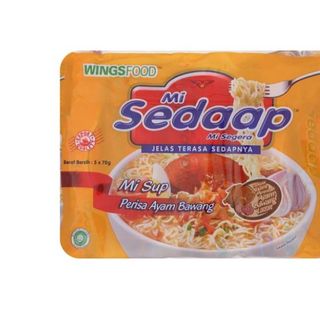 MI SEDAAP AYAM BAWANG FLAVOR ONION CHICKEN SOUP NOODLE (5 X 70G)