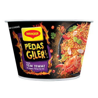 Maggi Hot Cup Pedas Giler Tom Yummz 80gm