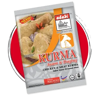 Adabi Kurma Ayam & Daging 250G