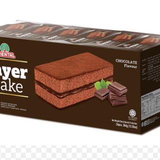 Oriental Layer Cake Chocolate Flavour 8Pcs