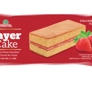 Oriental Layer Cake Strawberry Flavour 8Pcs