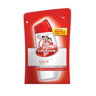 Lifebuoy Bodywash Antibacterial Total 10 Refill 450ml