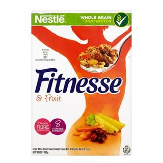 Nestlé Fitnesse & Fruit Crispy Whole-Wheat Flakes Cereal 400g