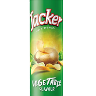 Jacker Potato Crisps Veg 160G