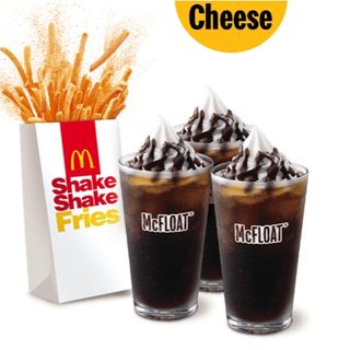 BFF Shake Shake Fries Cheese N' McFloat Combo