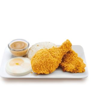 2-pc Chicken McDo w/ Rice & Egg