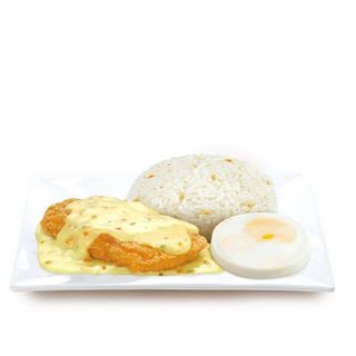 McCrispy Chicken Fillet Ala King w/ Rice & Egg