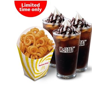 Sharing Twister Fries N' McFloat Combo