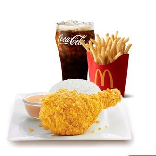 1-pc Chicken McDo w/ Rice & Fries