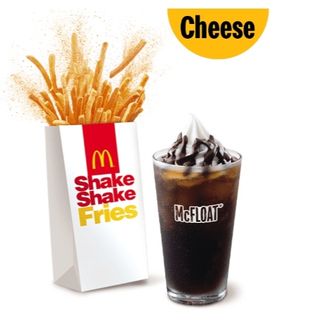 Large Shake Shake Fries Cheese N' McFloat Combo