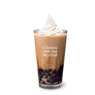 Classic Milk Tea McFloat w/ Brown Sugar Pearls