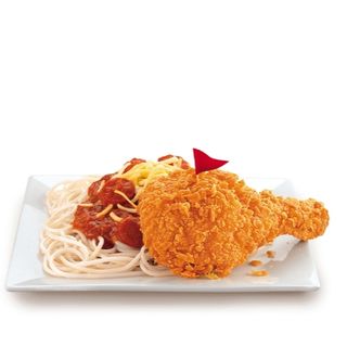 1-pc Spicy Chicken McDo w/ McSpaghetti