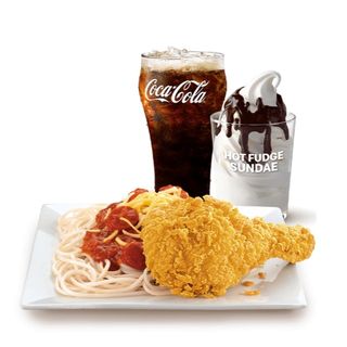 1-pc Chicken McDo w/ McSpaghetti & Sundae