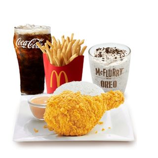 1-pc Chicken McDo w/ Rice, Fries, & McFlurry