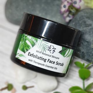 Exfoliating Facial Scrub 30g. Scented with Lavender and Lemon Essential Oils.