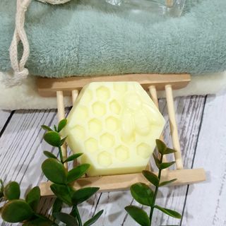 Lemon Soap Bar, made from real goat's milk. Scent can be customised. 