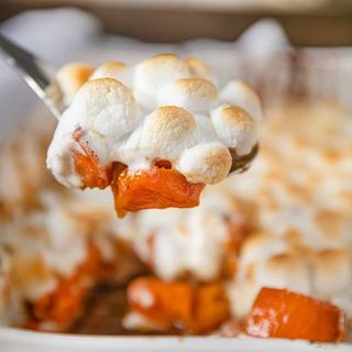 Sweet Potato Casserole with Marshmallow Topping