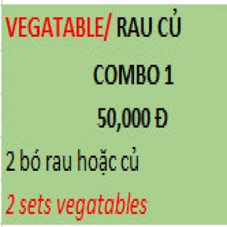 Combo rau củ 1