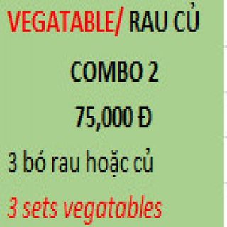 Combo rau củ 2