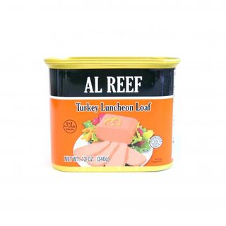 ALREEF Halal Turkey luncheon Loaf 12oz x 24 ceo