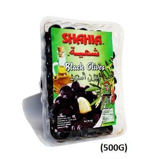 SHAHIA BLACK OLIVES VAC 24X500G