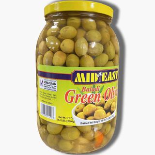 M.E Green Olives Baladi (Marsous) 3lb x 12