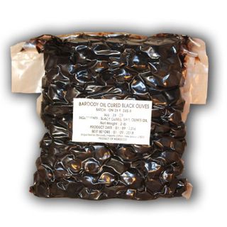 Baroody Oil Cured Black Olives 2 Lbx22 VAC sack