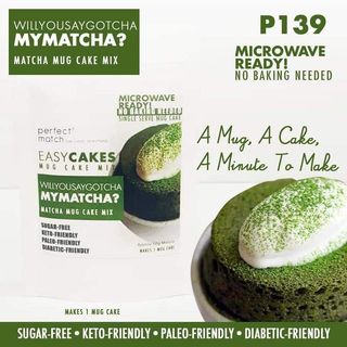 Matcha Mug Cake Mix (Makes 1)