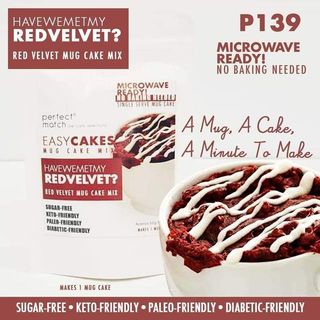 Red Velvet Mug Cake Mix (Makes 1)