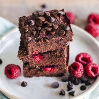 Coconut Raspberry Brownie