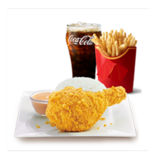 1-pc. Zippy Chicken with Fries Large Meal