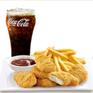 6-pcs. Zippy Chicken Nuggets with Fries Large Meal