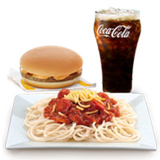 Zippy Spaghetti with Zippy Burger