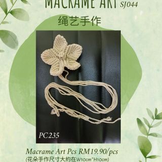 PC235 Macrame Art Pcs 