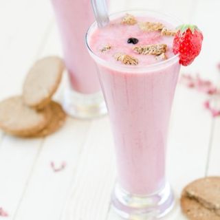 Pink Strawberry Smoothie