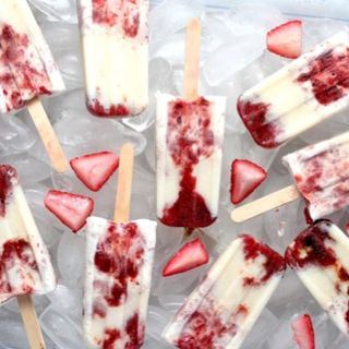 Strawberry Fool Popsicle