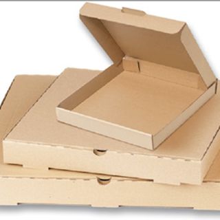 8" PLAIN CORRUGATED PIZZA BOX